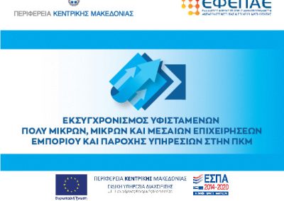 Εκσυγχρονισμός υφιστάμενων πολύ μικρών, μικρών και μεσαίων επιχειρήσεων εμπορίου και παροχής υπηρεσιών